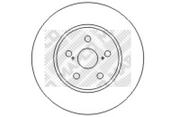 Disque de frein MAPCO 45566