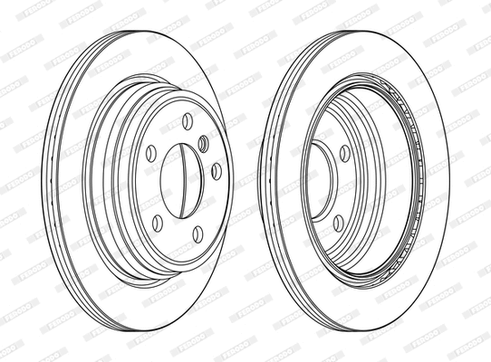 Disque de frein FERODO DDF2313C-D