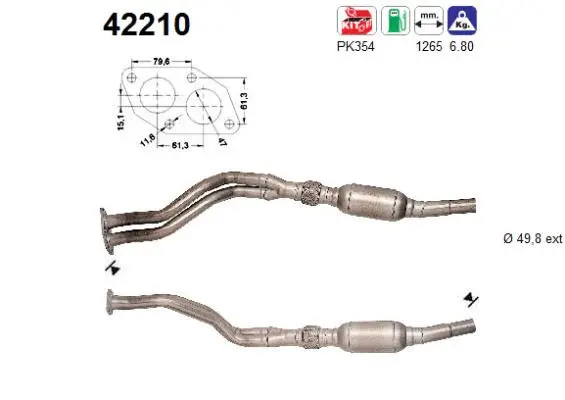 Catalyseur AS 42210