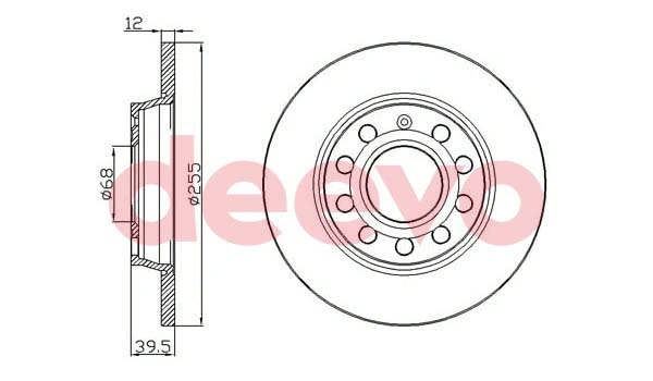 Disque de frein DEEVO BD13860