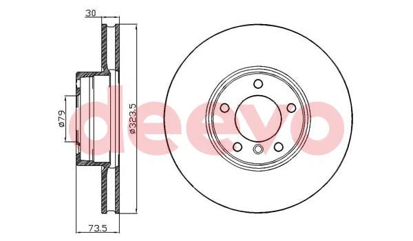 Disque de frein DEEVO BD13060