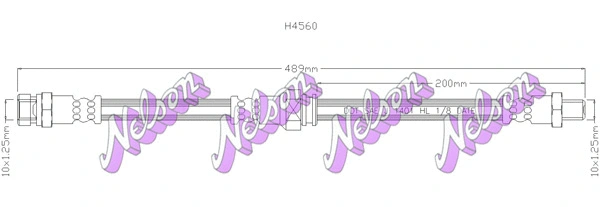 Flexible de frein KAWE H4560