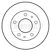 Disque de frein BORG & BECK BBD4802