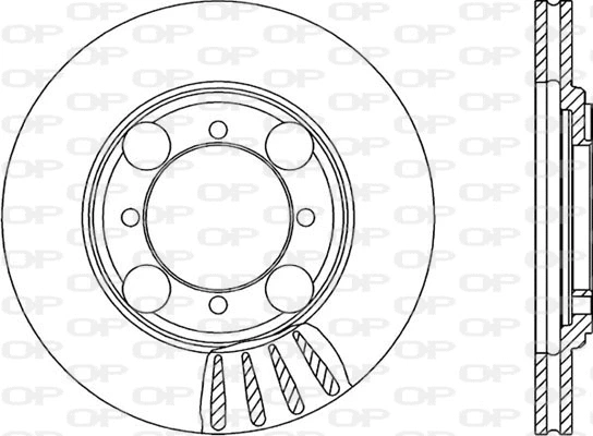 Disque de frein OPEN PARTS BDA1193.20