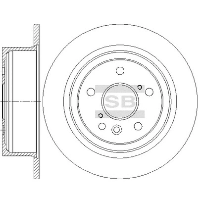 Disque de frein Hi-Q SD4647