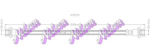 Flexible de frein KAWE H3530