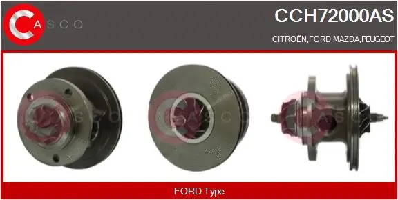 Groupe carter, turbocompresseur CASCO CCH72000AS