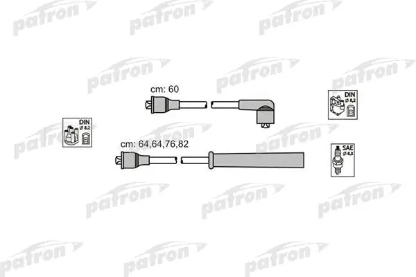 Kit de câbles d'allumage PATRON PSCI1007