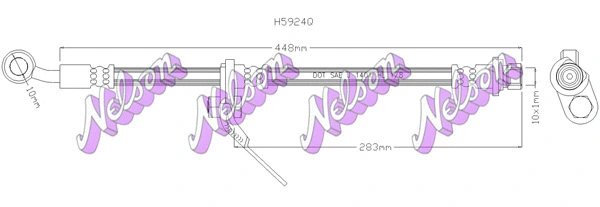 Flexible de frein KAWE H5924Q