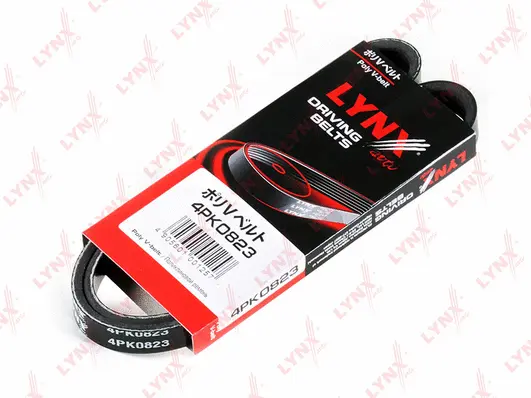 Courroie trapézoïdale à nervures LYNXAUTO 4PK0823