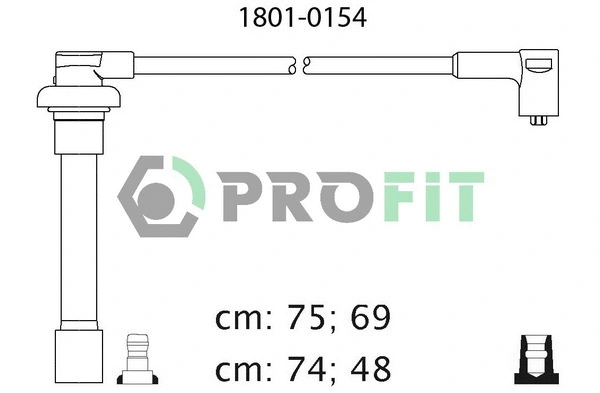 Kit de câbles d'allumage PROFIT 1801-0154
