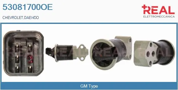 Vanne EGR REAL 53081700OE