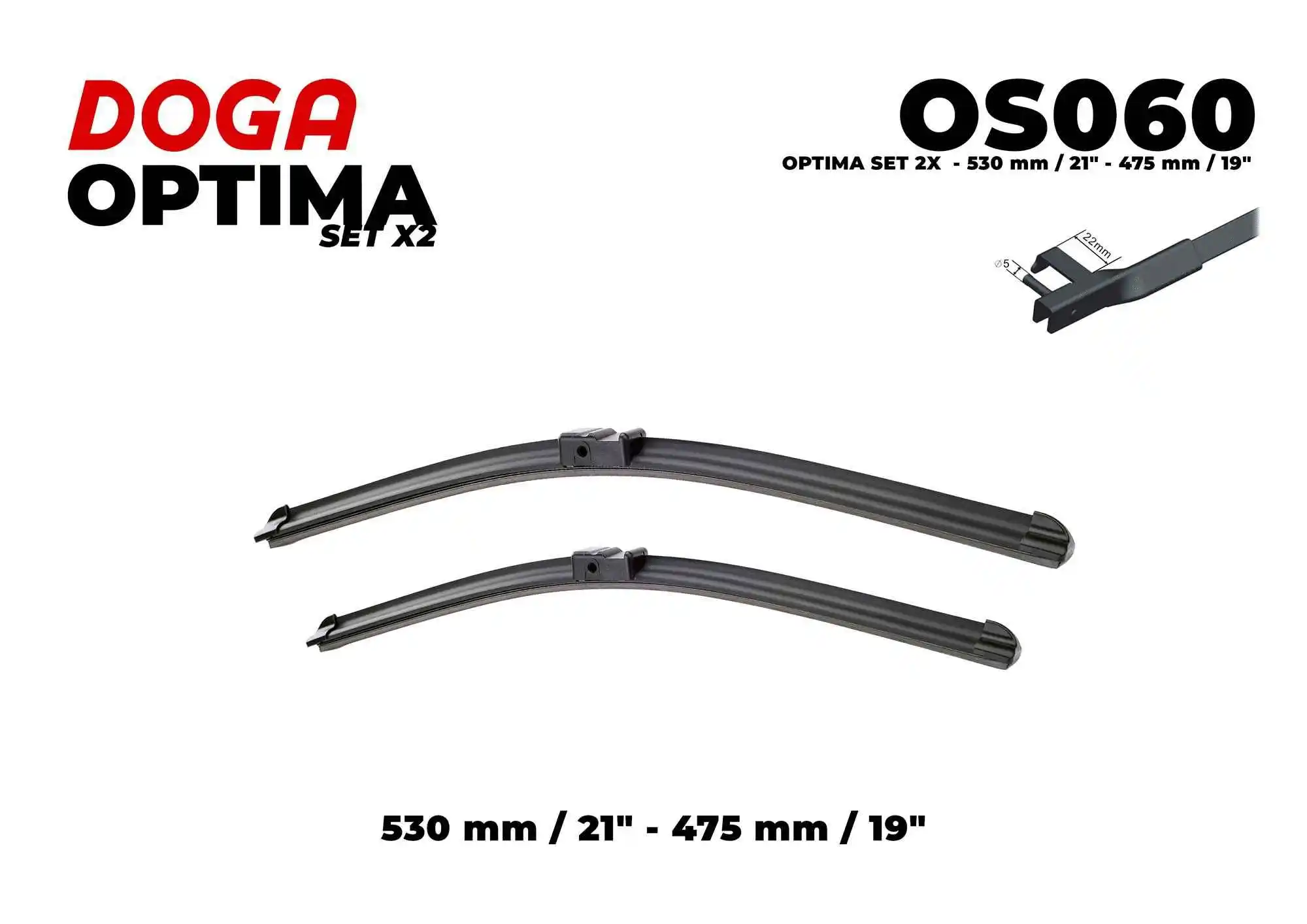 Balai d'essuie-glace DOGA OS060