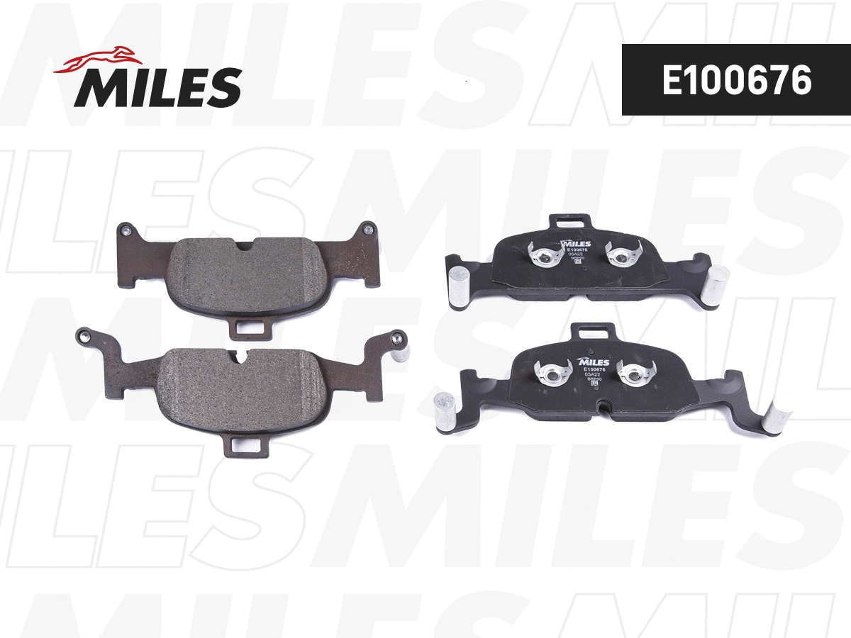 Kit de plaquettes de frein, frein à disque MILES E100676