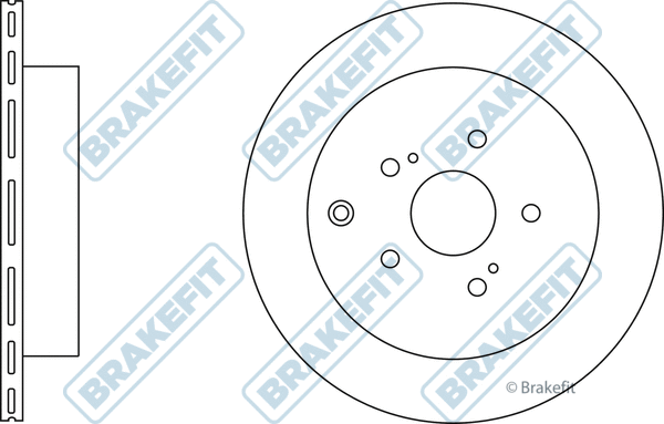 Disque de frein APEC SDK6670
