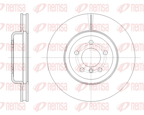 Disque de frein REMSA 61842.10