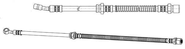 Flexible de frein CEF 512656