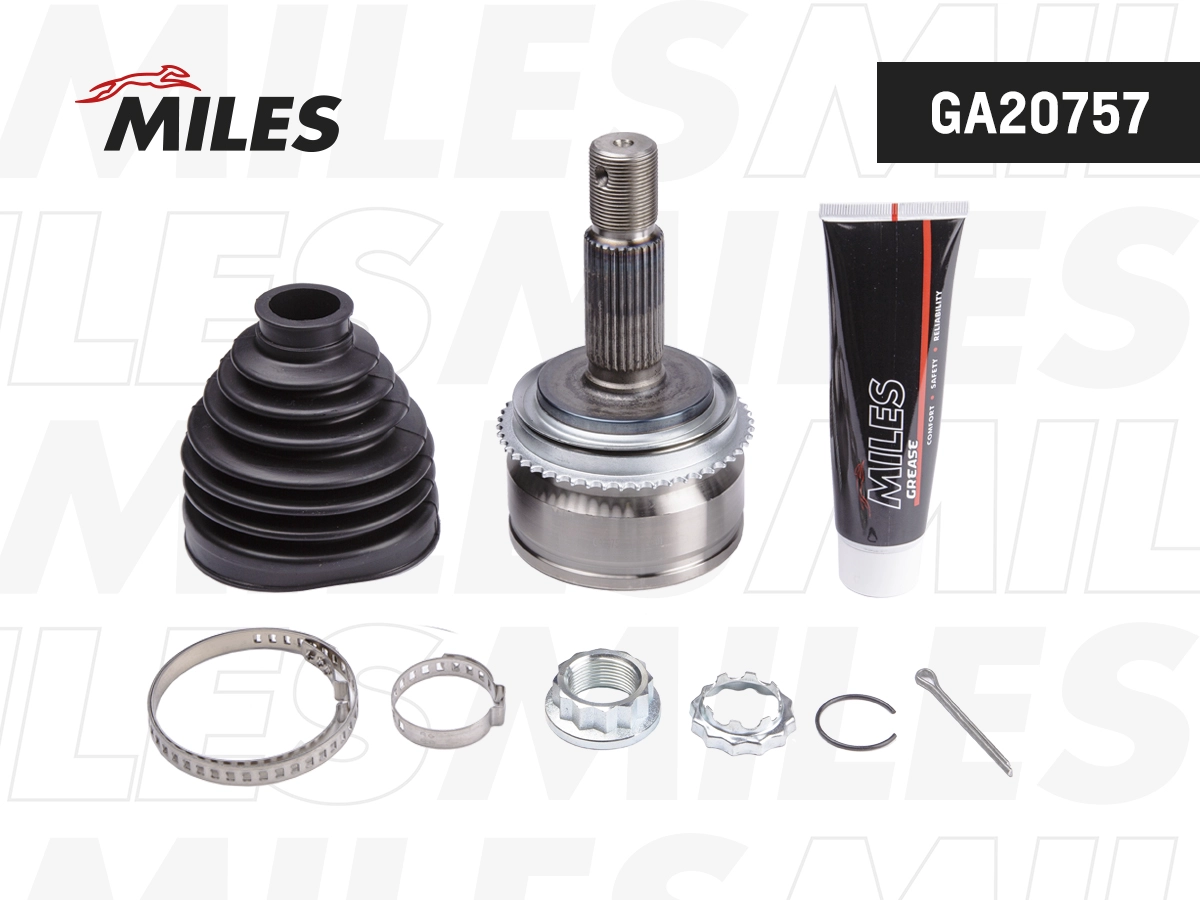 Jeu de joints, arbre de transmission MILES GA20757
