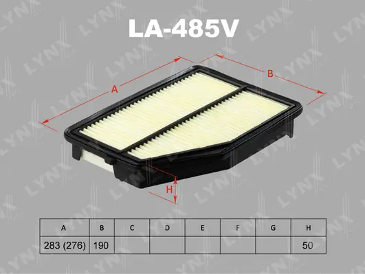 Filtre à air LYNXAUTO LA-485V