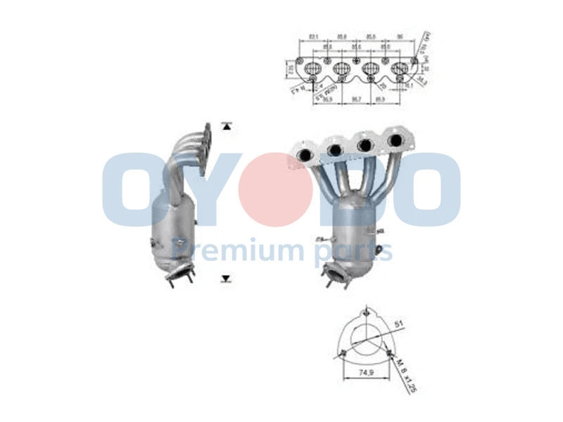 Catalyseur Oyodo 10N0077-OYO