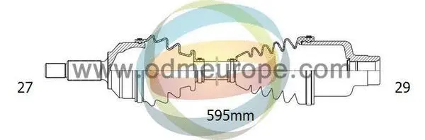 Arbre de transmission 4X4 ESTANFI EST-18-222330