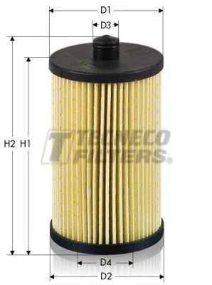 Filtre à carburant TECNECO FILTERS GS0486E