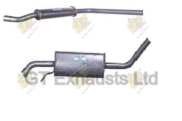 Silencieux central GT Exhausts GVW576