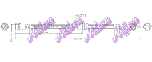 Flexible de frein BROVEX-NELSON H6373