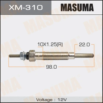 Bougie de préchauffage MASUMA XM-310