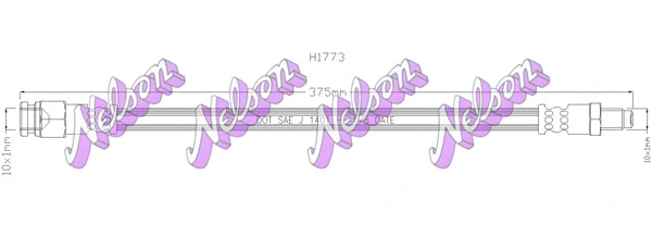 Flexible de frein KAWE H1773