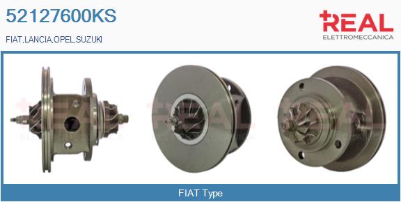 Groupe carter, turbocompresseur REAL 52127600KS