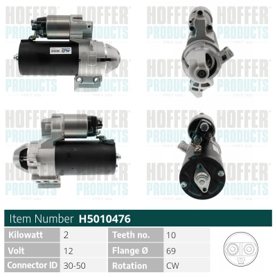 Démarreur HOFFER H5010476