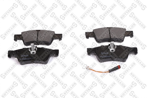 Kit de plaquettes de frein, frein à disque STELLOX 1002 000B-SX