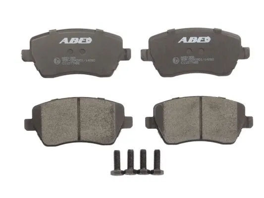 Kit de plaquettes de frein, frein à disque ABE C11077ABE