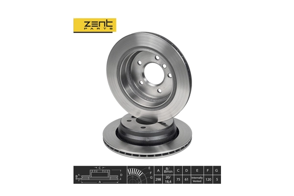 Disque de frein ZentParts Z06074