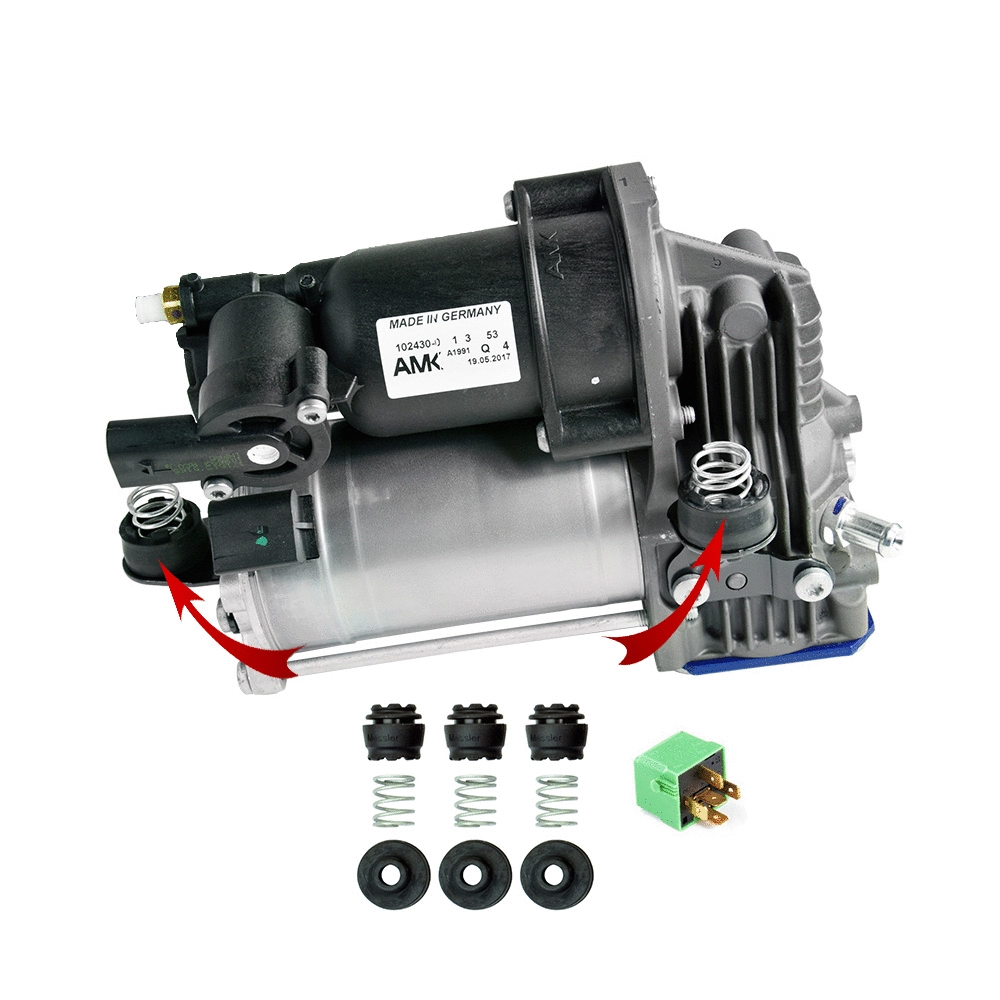 Compresseur, système d'air comprimé Miessler Automotive 2297-05-1204