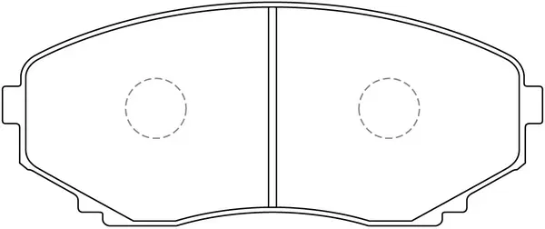 Kit de plaquettes de frein, frein à disque FIT FP0551