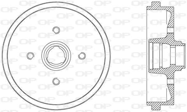 Tambour de frein OPEN PARTS BAD9010.40