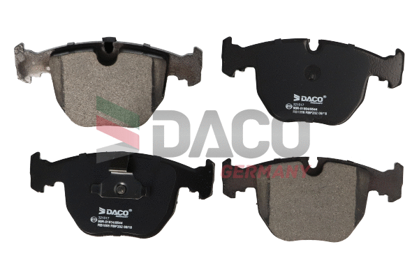 Kit de plaquettes de frein, frein à disque DACO Germany 321517