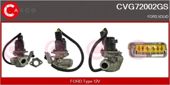 Vanne EGR CASCO CVG72002GS