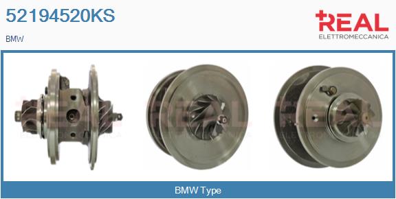 Groupe carter, turbocompresseur REAL 52194520KS