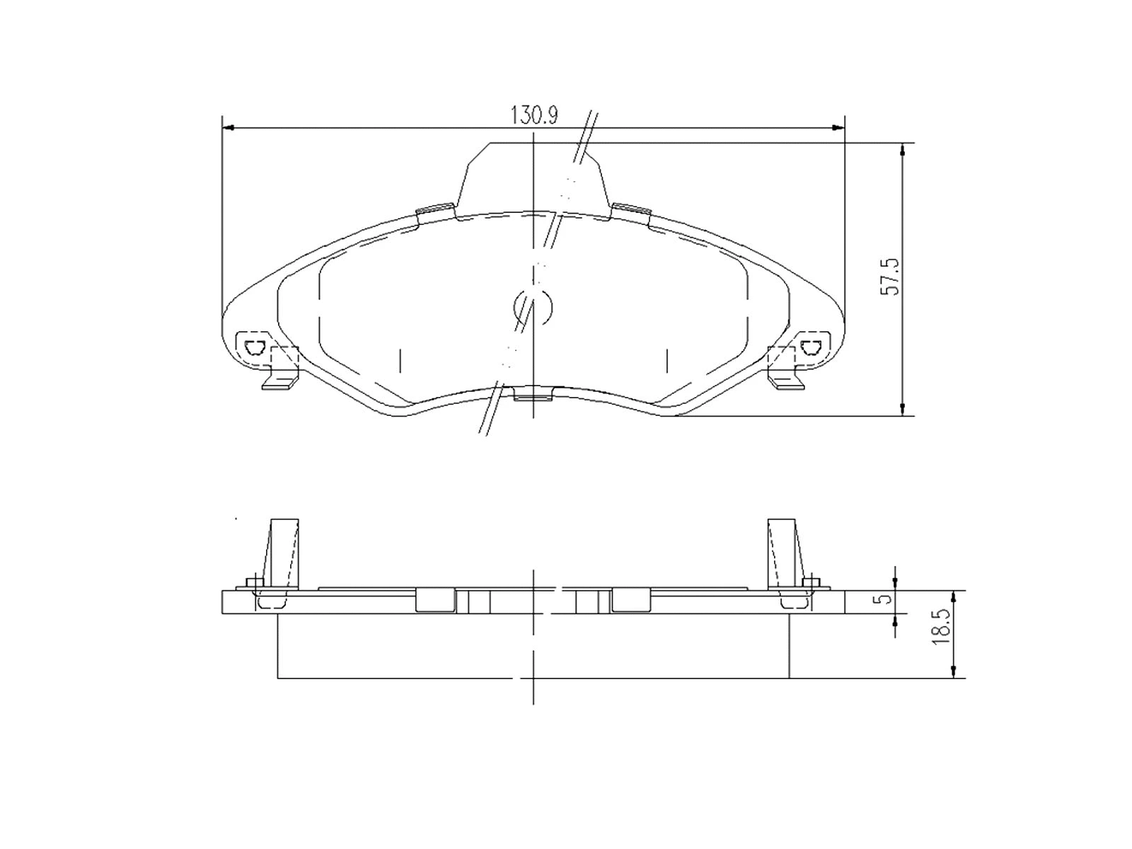Kit de plaquettes de frein, frein à disque A.Z. Meisterteile AZMT-44-022-1045