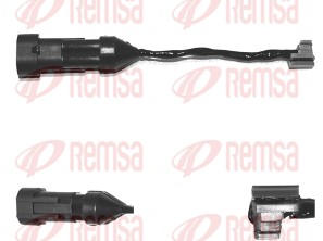 Contact d'avertissement, usure des plaquettes de frein REMSA 001093