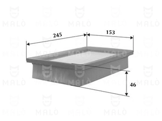 Filtre à air AKRON-MALÒ 1500296