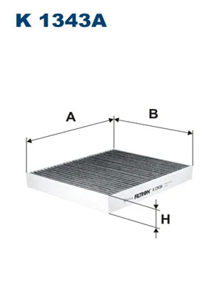 Filtre, air de l'habitacle FILTRON K 1343A