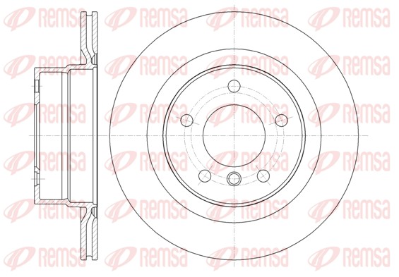 Disque de frein REMSA 61338.10