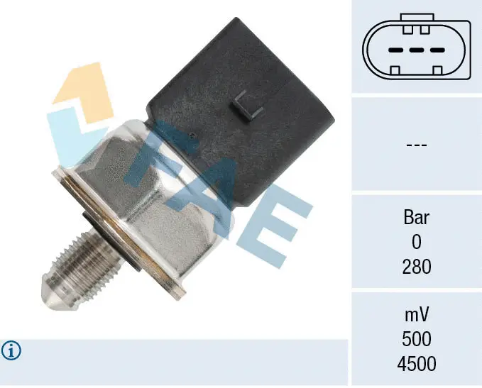 Capteur, pression de carburant FAE 15609
