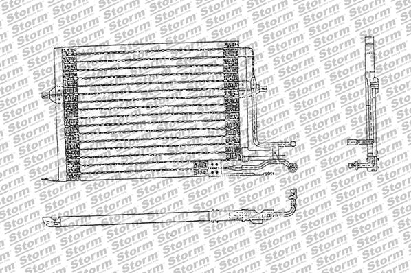 Condenseur, climatisation STORM QUALITY PARTS 47004