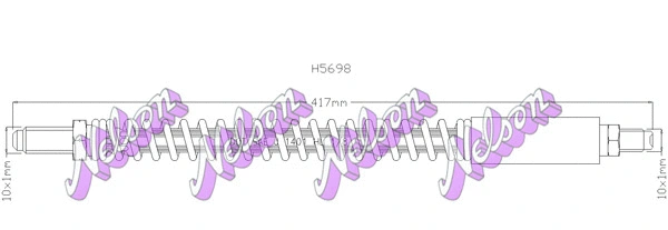 Flexible de frein KAWE H5698