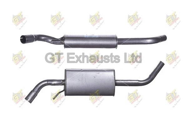 Silencieux central GT Exhausts GVW574